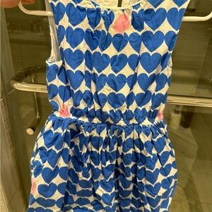 Jacadi Blue and White Dress